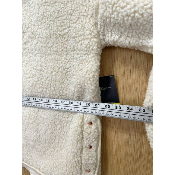 Xersion - Women's Super Soft Fleece Mock Neck Pullover Sweater - White - Medium - Picture 5 of 14